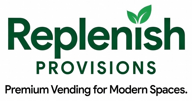 Replenish Provisions Logo with Tagline